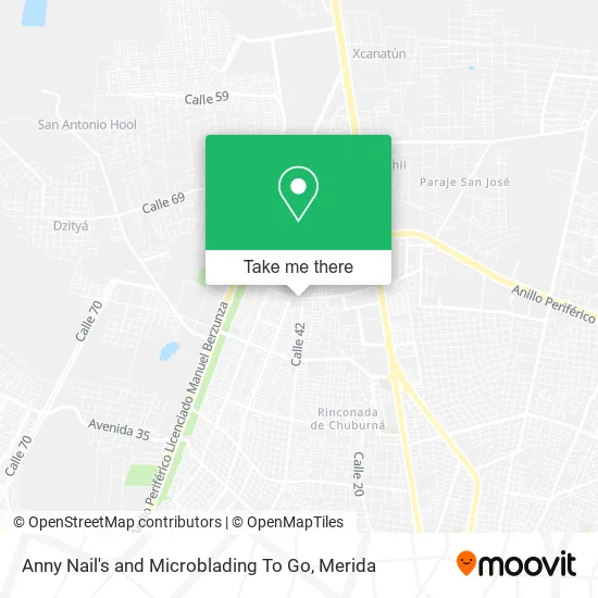 Anny Nail's and Microblading To Go map