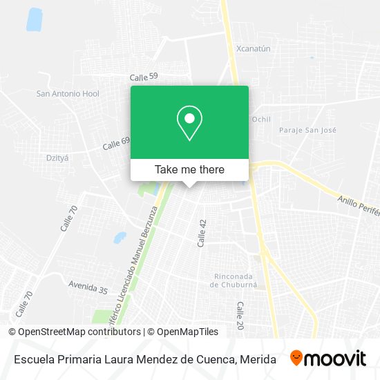 Mapa de Escuela Primaria Laura Mendez de Cuenca