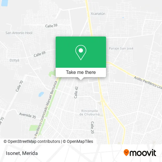 Isonet map