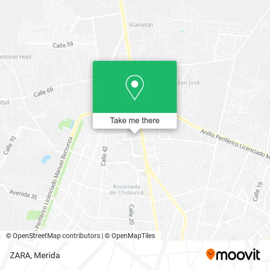 Mapa de ZARA