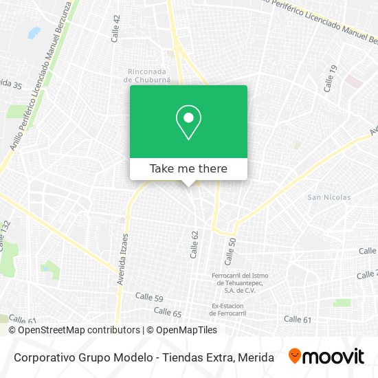 How to get to Corporativo Grupo Modelo - Tiendas Extra in Mérida by Bus?