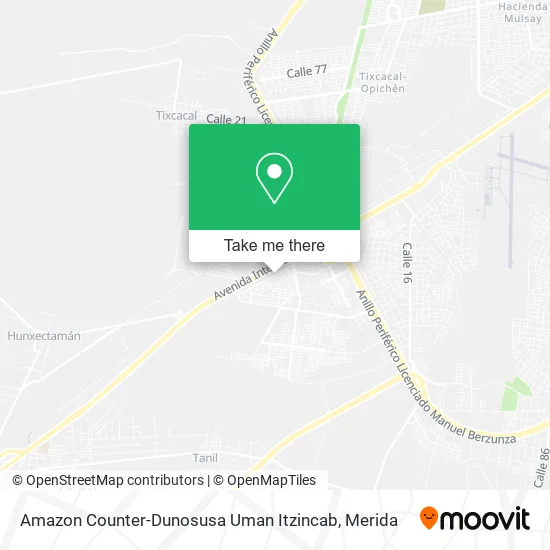 Mapa de Amazon Counter-Dunosusa Uman Itzincab