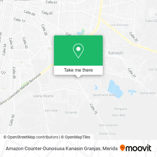Amazon Counter-Dunosusa Kanasin Granjas map