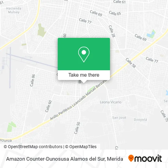 Amazon Counter-Dunosusa Alamos del Sur map