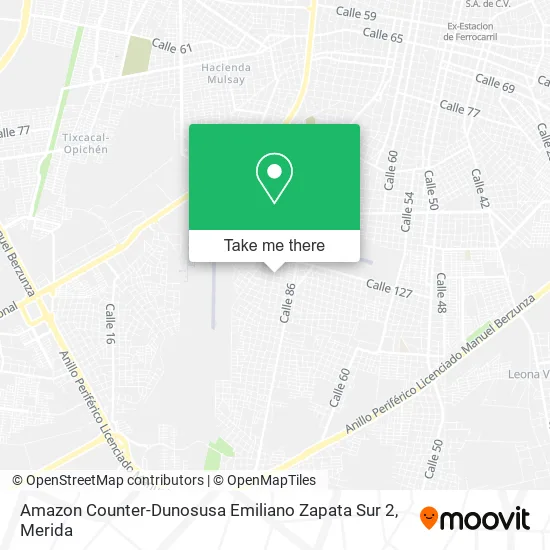 Amazon Counter-Dunosusa Emiliano Zapata Sur 2 map