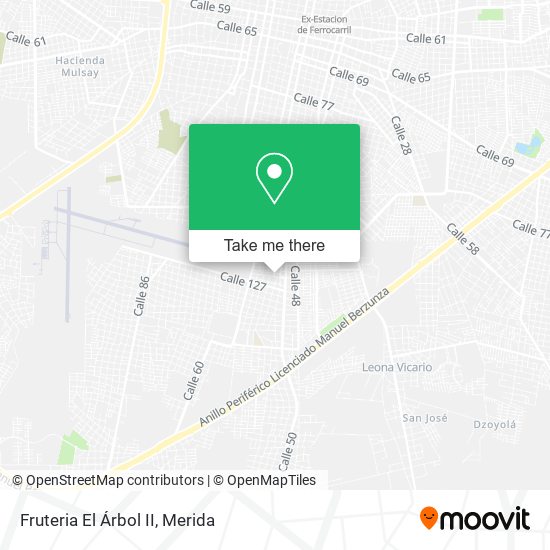 Fruteria El Árbol II map