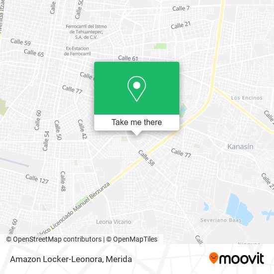 Amazon Locker-Leonora map