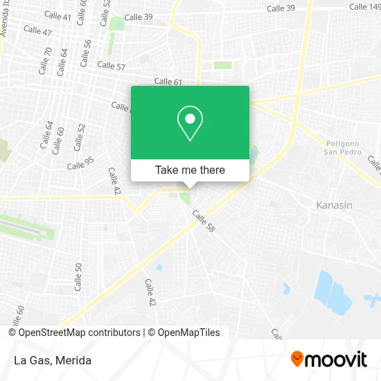 La Gas map