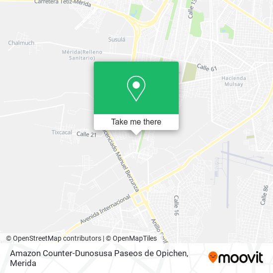Mapa de Amazon Counter-Dunosusa Paseos de Opichen