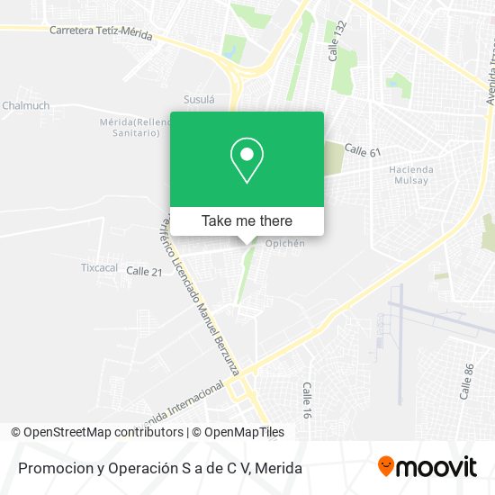 Mapa de Promocion y Operación S a de C V