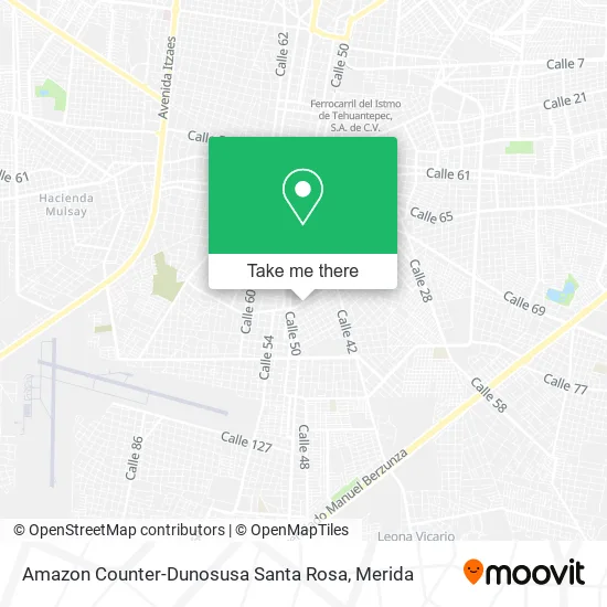 Amazon Counter-Dunosusa Santa Rosa map