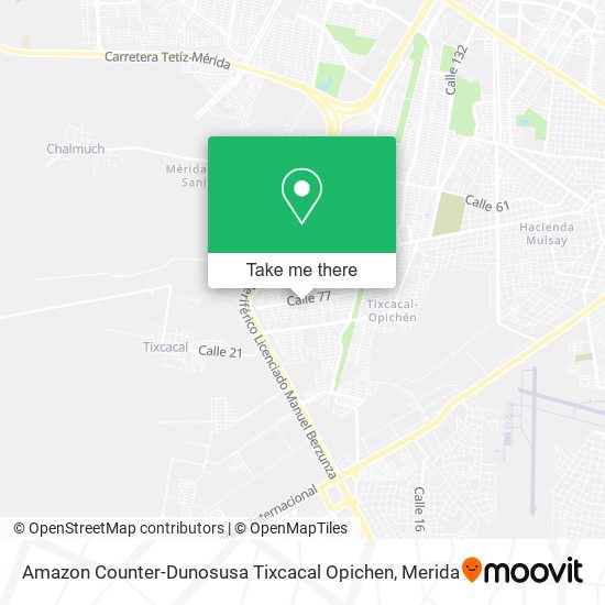 Amazon Counter-Dunosusa Tixcacal Opichen map
