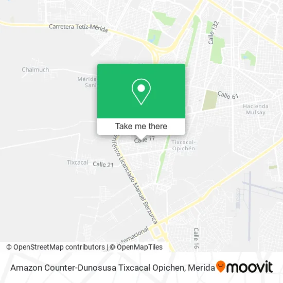 Mapa de Amazon Counter-Dunosusa Tixcacal Opichen