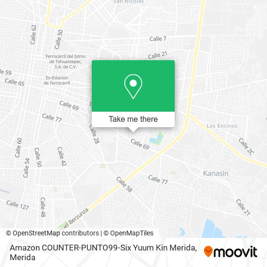 Mapa de Amazon COUNTER-PUNTO99-Six Yuum Kin Merida