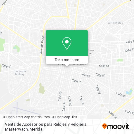 Venta de Accesorios para Relojes y Relojería Masterwach map
