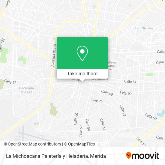 La Michoacana Paletería y Heladeria map