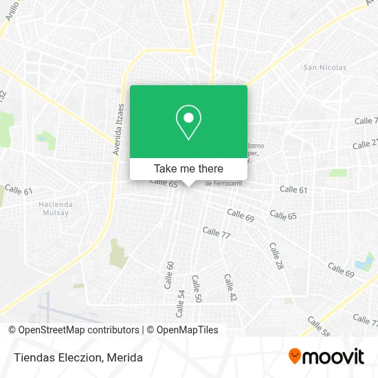 Tiendas Eleczion map
