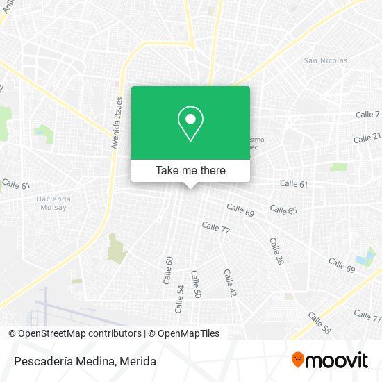 Mapa de Pescadería Medina
