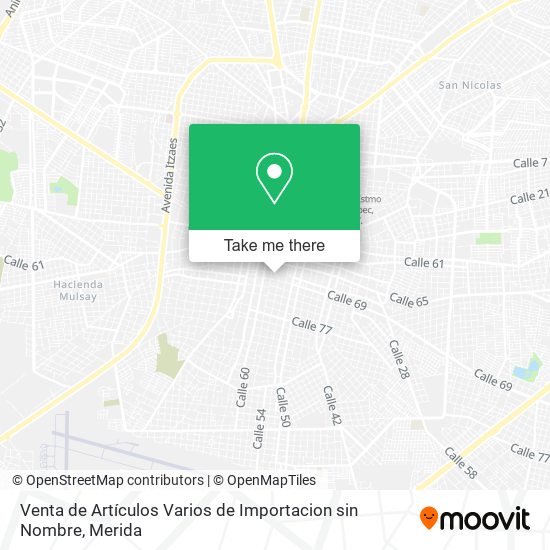 Venta de Artículos Varios de Importacion sin Nombre map