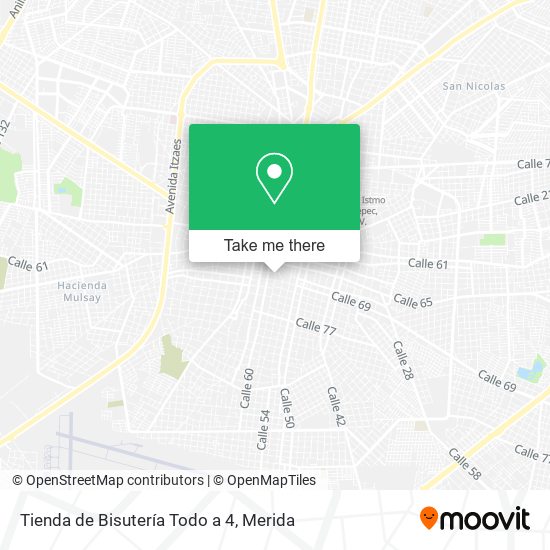 Tienda de Bisutería Todo a 4 map