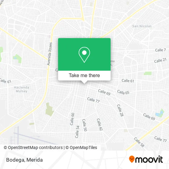 Mapa de Bodega