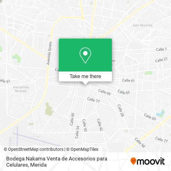 Bodega Nakama Venta de Accesorios para Celulares map