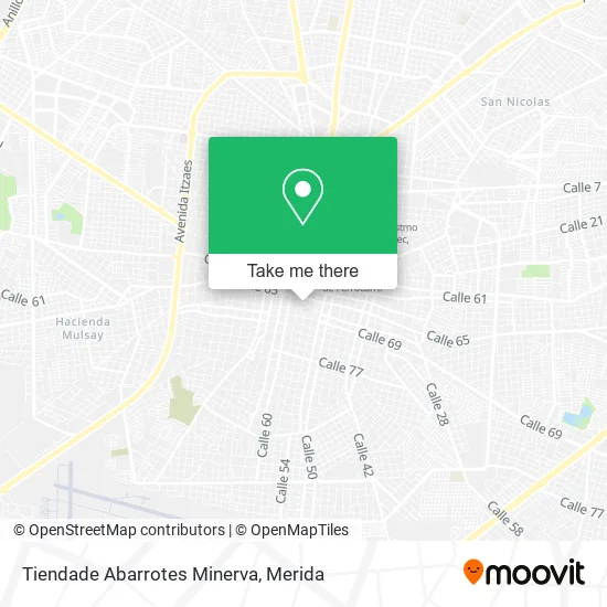 Tiendade Abarrotes Minerva map