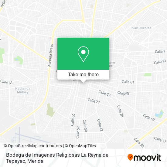 Bodega de Imagenes Religiosas La Reyna de Tepeyac map