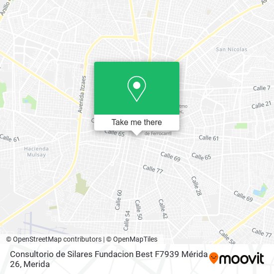 Consultorio de Silares Fundacion Best F7939 Mérida 26 map