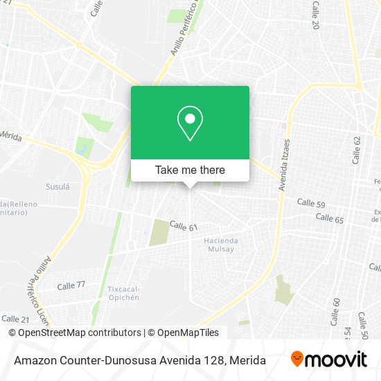 Amazon Counter-Dunosusa Avenida 128 map