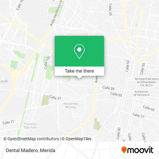 Mapa de Dental Madero