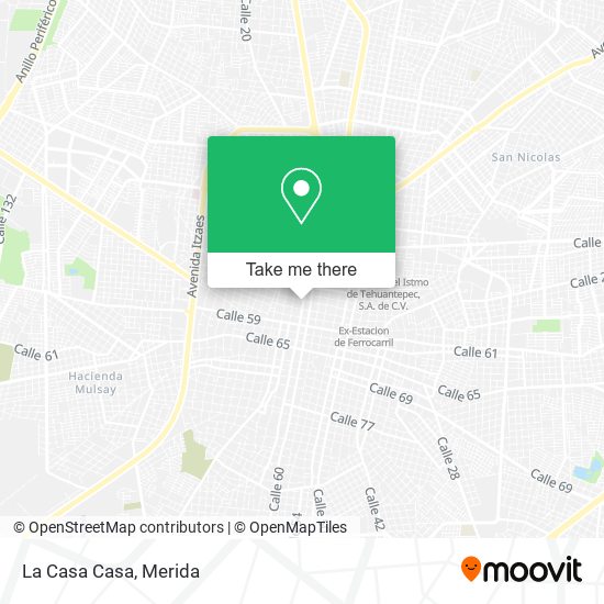 Mapa de La Casa Casa