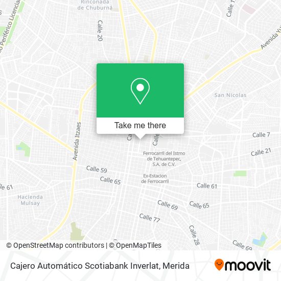 Cajero Automático Scotiabank Inverlat map