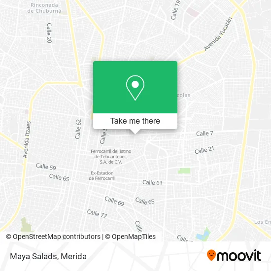 Maya Salads map