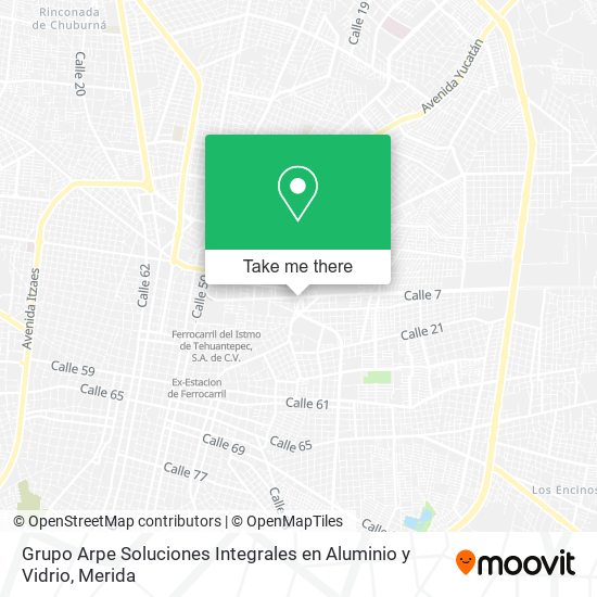 Grupo Arpe Soluciones Integrales en Aluminio y Vidrio map