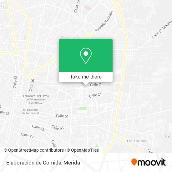 Elaboración de Comida map