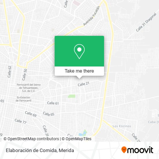 Elaboración de Comida map