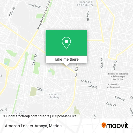 Amazon Locker-Amaya map