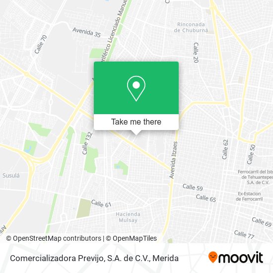Comercializadora Previjo, S.A. de C.V. map