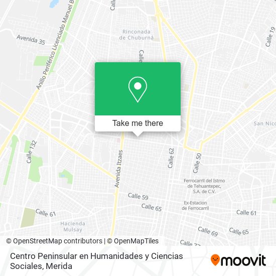 Centro Peninsular en Humanidades y Ciencias Sociales map
