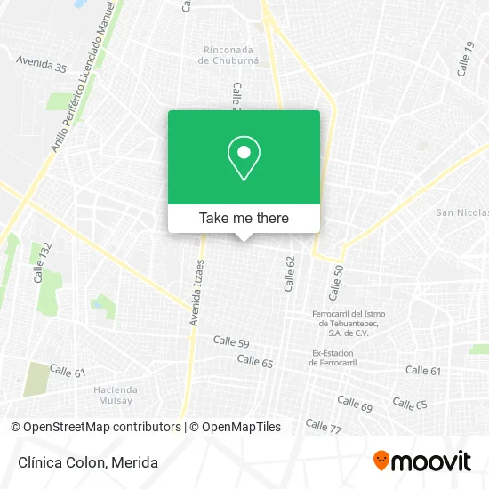 Mapa de Clínica Colon