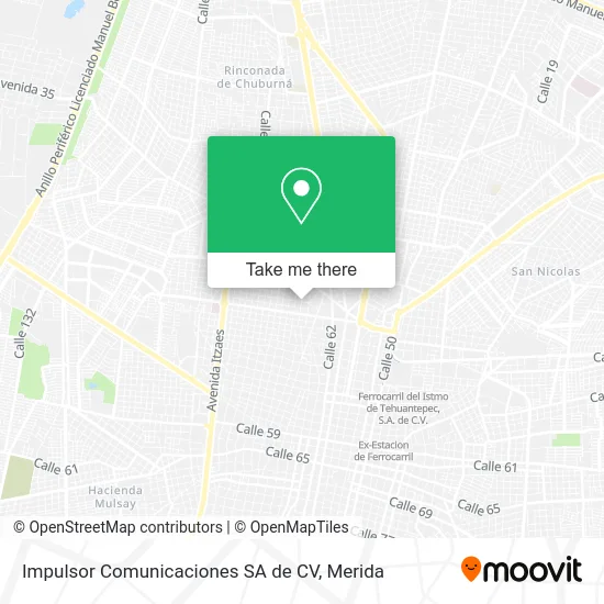 Impulsor Comunicaciones SA de CV map