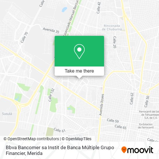 Bbva Bancomer sa Instit de Banca Múltiple Grupo Financier map