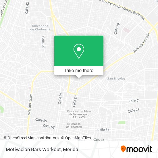 Mapa de Motivación Bars Workout