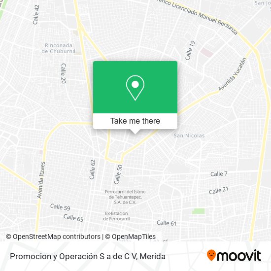 Promocion y Operación S a de C V map