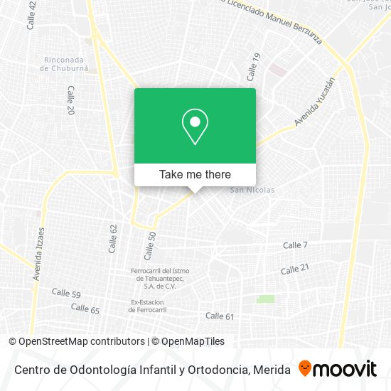 Centro de Odontología Infantil y Ortodoncia map