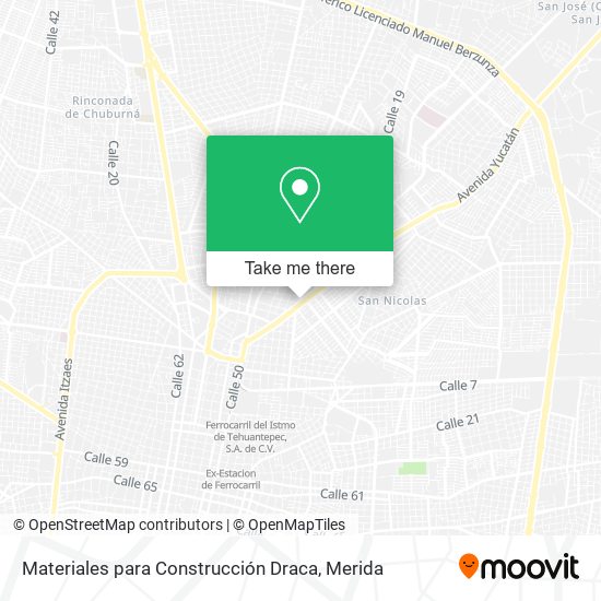 Materiales para Construcción Draca map