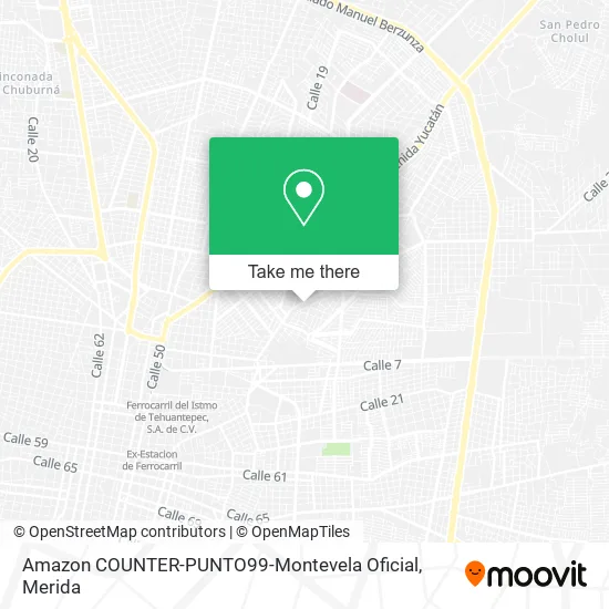 Amazon COUNTER-PUNTO99-Montevela Oficial map
