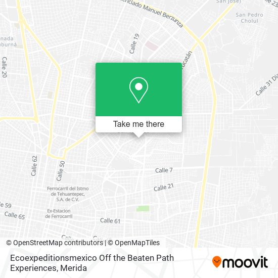Mapa de Ecoexpeditionsmexico Off the Beaten Path Experiences