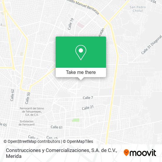 Construcciones y Comercializaciones, S.A. de C.V. map